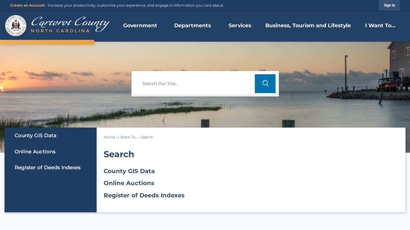 Search | Carteret County, NC - Official Website